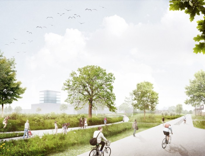 Toekomstbeeld Blue Gate Antwerp © Omgeving cvba