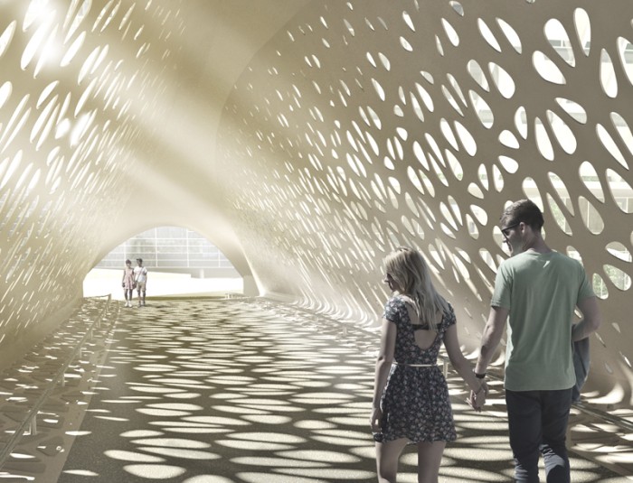 Simulatiebeeld Parkbrug | © Ney + Partners
