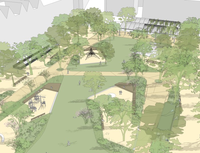 Voorontwerp tafel noorderlijke tuin 