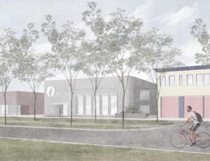 render politiekantoor Halewijnlaan