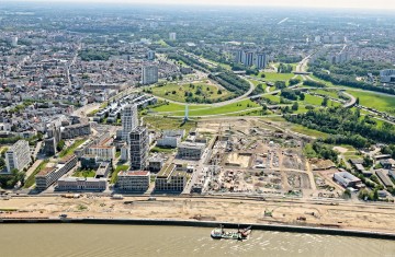 Scheldekaaien Nieuw Zuid voor de heraanleg