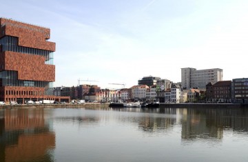 Bonapartepdok  en het MAS © Neutelings Riedijk Architects